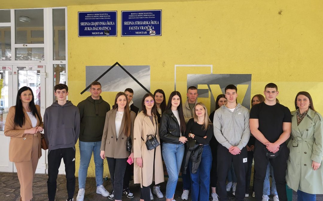 Posjet učenika Web sekcije SŠN – Srednjoj strojarskoj školi Fausta Vrančića u Mostaru – 15.03.2024.