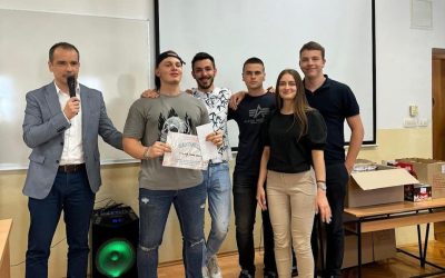Maturanti IV.razreda elektrotehničara osvojili 2.mjesto na natjecanju Općeg znanja  – Ekonomski fakultet Mostar- 12.4.2024.